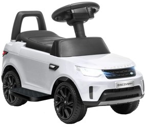 AIYAPLAY Mașinuță Electrică pentru Copii 18 Luni-5 Ani cu Licență Land Rover cu Muzică, USB și MP, 65x43x40 cm ,Alb | Aosom Romania