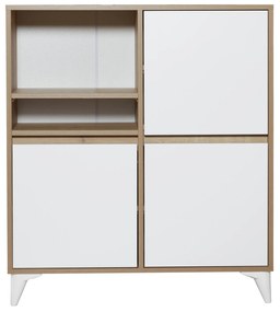 Comodă Tuvantille 42 (Stejar safir + alb). 1127519