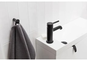 Baterie de lavoar + ventil KFA Armatura 5032-815-81 MOZA 15,2 cm negru mat