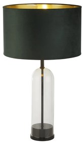 Veioza/Lampa de masa design decorativ Oxford negru, verde