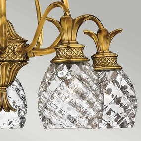 Lustră pe lanț Hinkley HK-PLANTATION5-BB PLANTATION 5xE27/60W/230V auriu