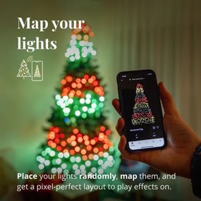 Twinkly TWS250SPP-BEU - Șir LED RGB exterior 250xLED 23,5m IP44 Wi-Fi