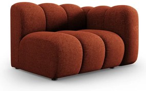 Modul pentru canapea cărămiziu (cu colț pe partea dreaptă) Lupine – Micadoni Home