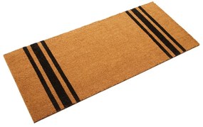 Covoraș de intrare din fibre de nucă de cocos 55x125 cm Black Stripe – Premier Housewares