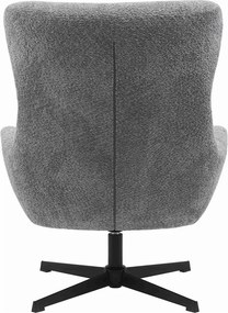 Bescia fotoliu cu funcție pivotantă, gri închis