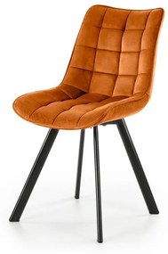 Set 6 scaune K332 velvet cinnamon