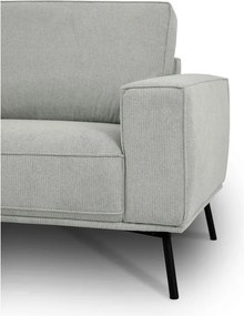 Colțar gri deschis cu tapițerie din chenille (cu colț pe partea stângă/în formă de ”L”) Amsterdam – Scandic