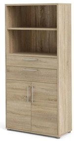 Dulap Modulo 89 x 40 x 186 cm, uși + sertare, stejar sonoma