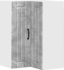 vidaXL Dulap de bucătărie Gri din beton 57 x 57 x 80 cm Lemn compozit