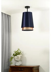 Lustră aplicată BELL Duolla SHINY 1xE27/15W/230V d. 25 cm albastru/cupru