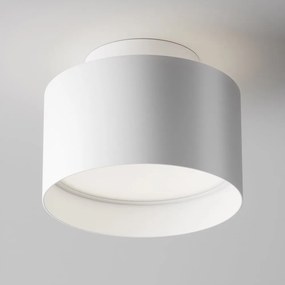 Plafoniera LED design tehnic Planet alb 12cm, 4000K