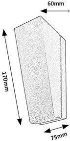 Aplică LED de exterior Rabalux 77065 TEMSE LED/3W/230V IP65 antracit