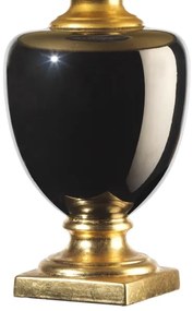 ONLI - Lampă de masă MOZART 1xE27/22W/230V negru/auriu 67 cm