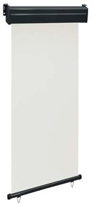 vidaXL Copertină laterală de balcon, crem, 100 x 250 cm