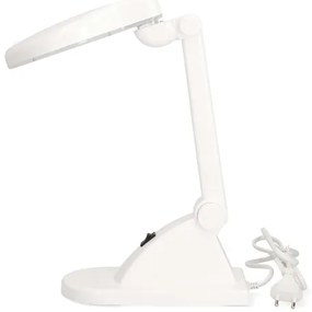 Nedis MAGLE1WT - Lampă LED de birou cu lupă, 6W/230V, alb