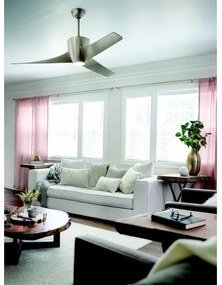 Ventilator LED dimabil de tavan Kichler KLF-PHREE-56-BN PHREE 10W/230V + telecomandă