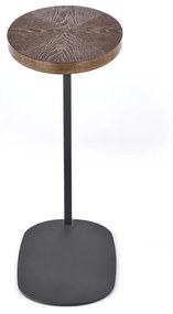 Masuta de cafea Delphi nuc/negru - H58 cm