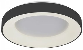 Plafoniera moderna neagra rotunda cu led Italux Giulia 3000k