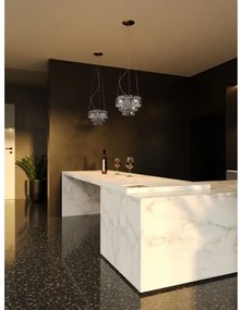 Lustră pe cablu MAXLIGHT P0259 MONACO 9xG9/40W/230V d. 42 cm crom