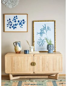 Comodă în culoare naturală din lemn de arbore de cauciuc 120x55x45 cm Serrone – Bloomingville