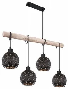 Ssupensie moderna cristal 4 becuri E27 Jodie 54029-4H Globo
