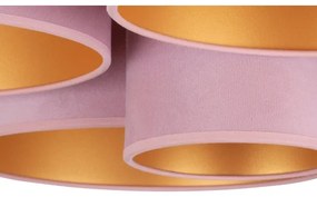 Duolla - Plafonieră ROLLER PENTO 5xE27/60W/230V roz