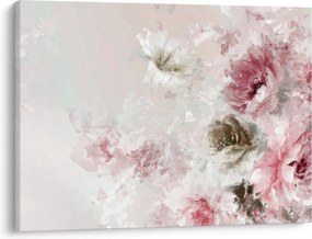 Tablou - Pictura flori roz (70x50 cm)