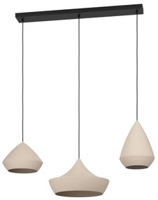 Lustră pe cablu Eglo 390269 TORREMOLINOS 3xE27/28W/230V bej