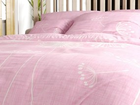 Lenjerie de pat din bumbac DANDELIS roz Dimensiune lenjerie de pat: 70 x 80 cm | 140 x 200 cm