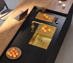 Chiuveta inox ANTHONY 80 auriu