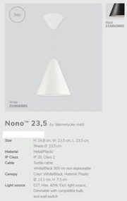 Pendul design modern NONO 23,5 alb 2120503001 NL