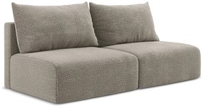 Canapea bej extensibilă/cu spațiu de depozitare 216 cm Kalena – Makamii