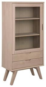 Vitrină în decor stejar 72x145 cm A-Line - Actona