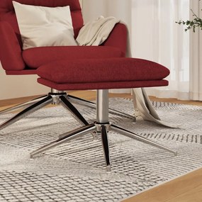 341553 vidaXL Taburet, roșu vin, 60x60x35 cm, material textil