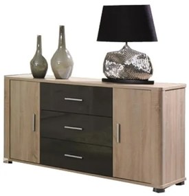 Zondo Comodă Fishburn F4 (sonoma + grafit). 606308