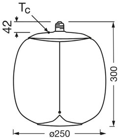 Bec LED Osram VINTAGE FILAMENT E27/3,4W/230V 2700K