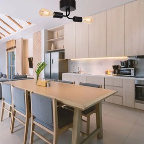 Lustră aplicată BRENDA 2xE27/60W/230V neagră