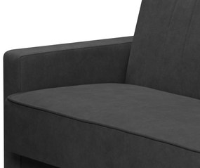 Canapea extensibilă Wars - catifea gri închis Kronos 34 / picioare wenge