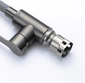 Baterie bucătărie cu pipă flexibilă - 276 oțel inoxidabil P14A