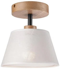 Lustră aplicată Brilagi ANTHONY 1xE14/60W/230V stejar/alb