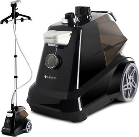 Fier de Calcat Vertical cu aburi SUPORTO R3, Steamer de 2200W cu 4 trepte de putere. Statie de calcat profesionala pentru haine netede, fara mirosuri