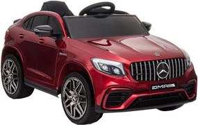 Masinuta Electrica cu acumulator pentru copii NOVOKIDS™ Mercedes AMG GLC 63 , Roti din Cauciuc EVA, 3-8 ani , usi cu deschidere , Baterie12V, 2