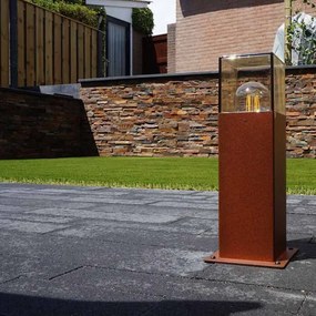 Lampă de podea industrială pentru exterior maro ruginiu 30 cm IP44 - Denmark