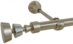 Galerie simpla fara inele afina 19 mm INOX (Alege marime: 200 cm)