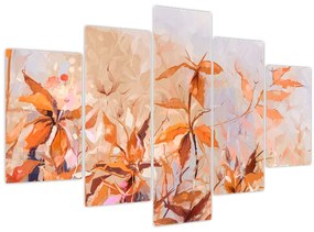 Tablou - Flori pictate (150x105 cm)