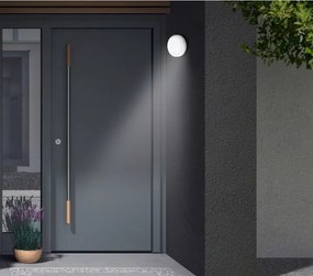 Telefunken - Aplica de exterior cu senzor LED/12W/230V IP44 albă