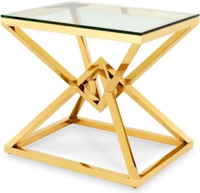 Masuta Living LUX design futurist finisaj auriu, Connor 109876 HZ