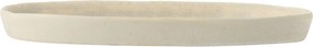 Platou oval din ceramică natur cu homar sculptat în relief, 29×18×2,5 cm, "Hadden"