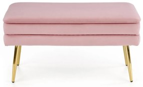 Scaun Velva 2, roz/auriu