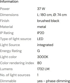 Lustra LED design circular Cayenne 80cm
